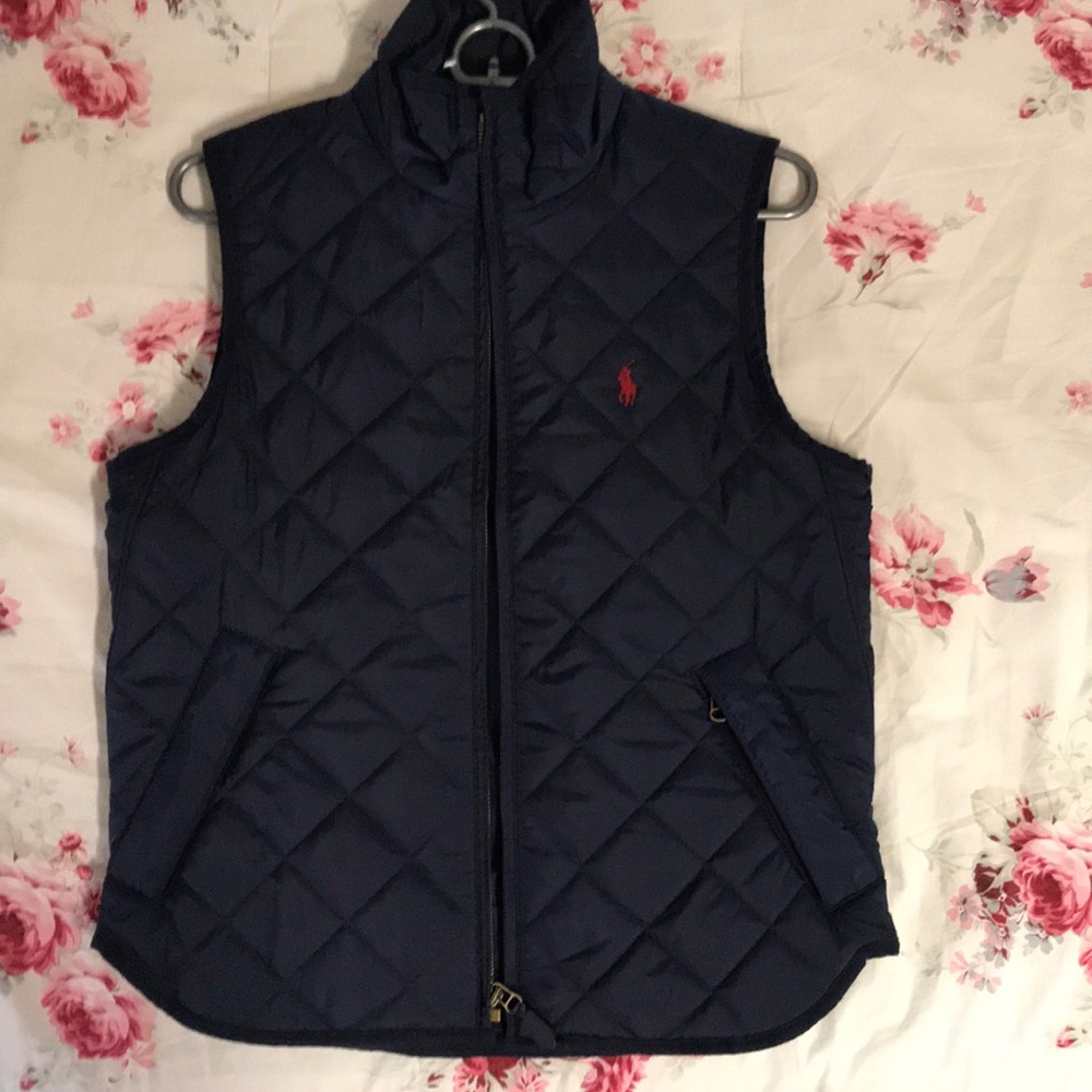 Navy Blue, NEVER WORN, Ralph Lauren Vest.